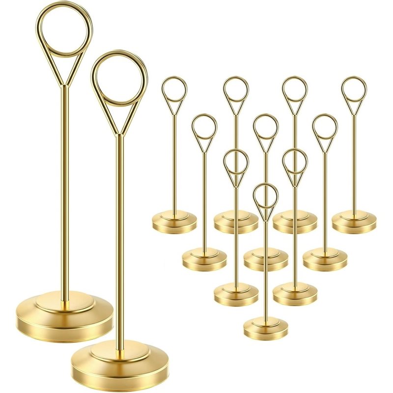 Table Number Gold - [NEWA64Z!] حوامل صور متينة مع قاعدة