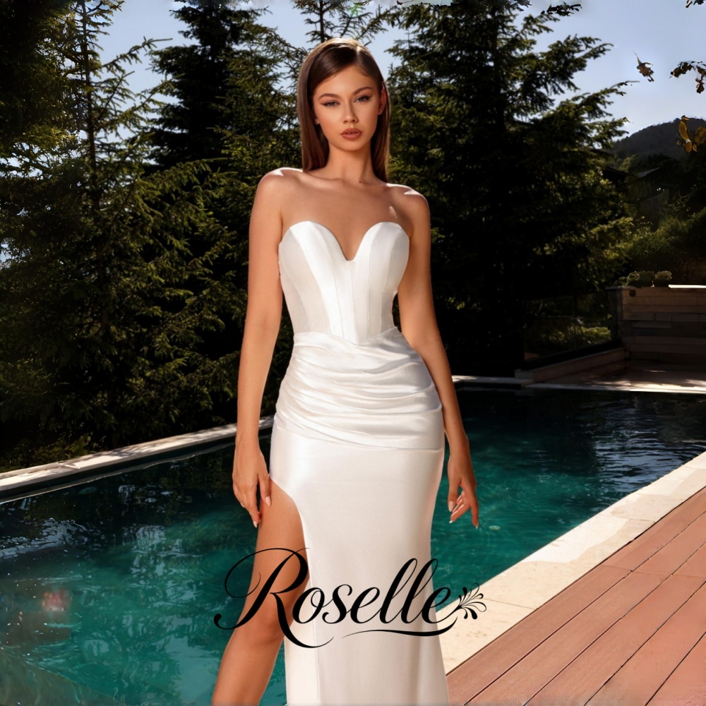 Wedding Qw - فستان زفاف أنيق من ROSELLE بقصة