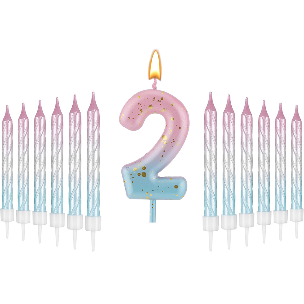 Unity Candle Set - شموع رقمية لعيد الميلاد بتدرج لوني