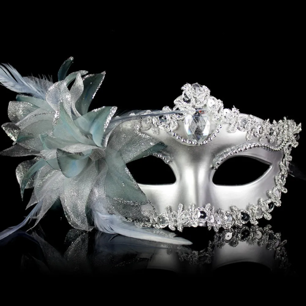 Wedding Qq - قناع كرنفال ماردي غرا للرجال من