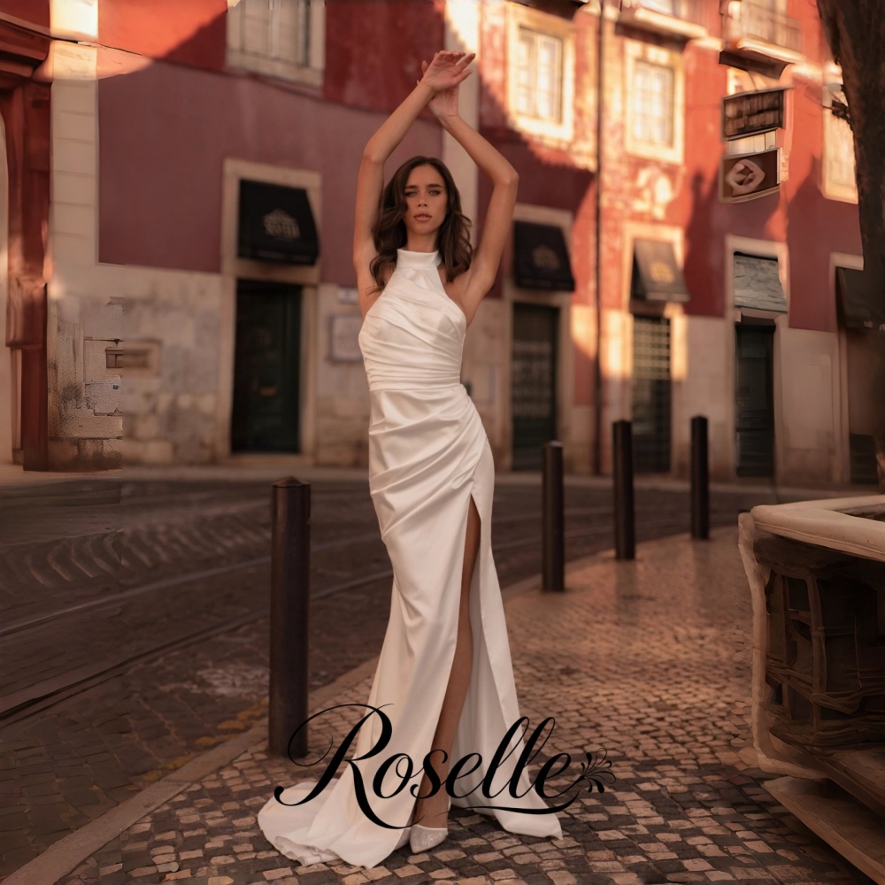 فستان زفاف أنيق من ROSELLE بتص - مراجعة Wedding Qw وسعره