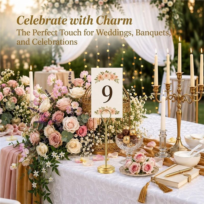 [NEWA64Z!] حوامل صور متينة مع  - مراجعة Table Number Gold وسعره