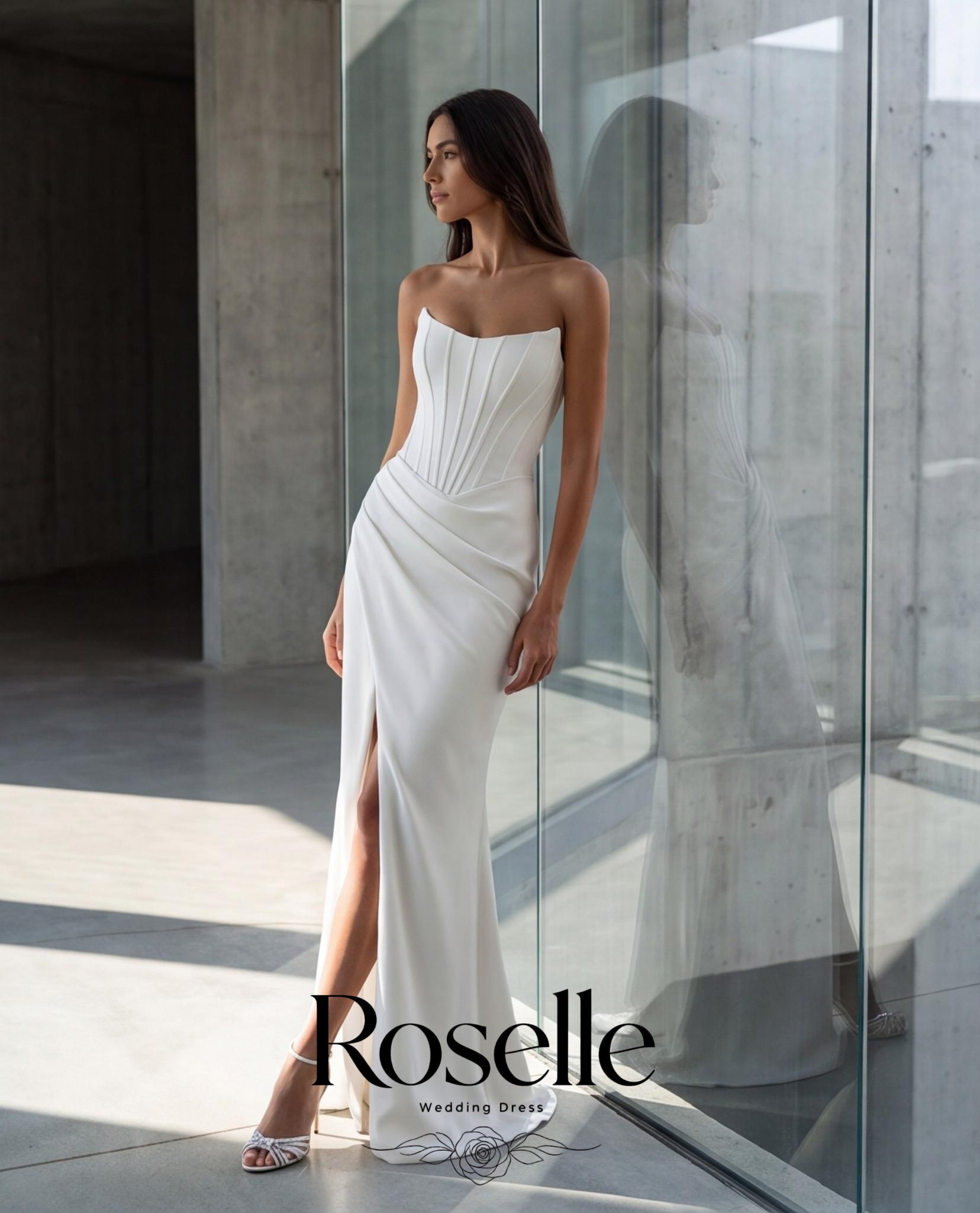 فستان زفاف ROSELLE بتصميم حوري - مراجعة Wedding Qw وسعره