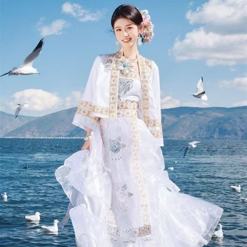 فستان صيني تقليدي نسائي لربيع  - مراجعة Wedding Qw وسعره