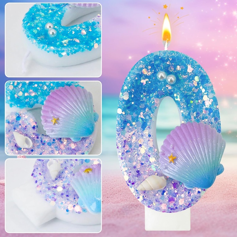 شمعة رقمية بتصميم صدفة أرجواني - مراجعة Unity Candle Set وسعره