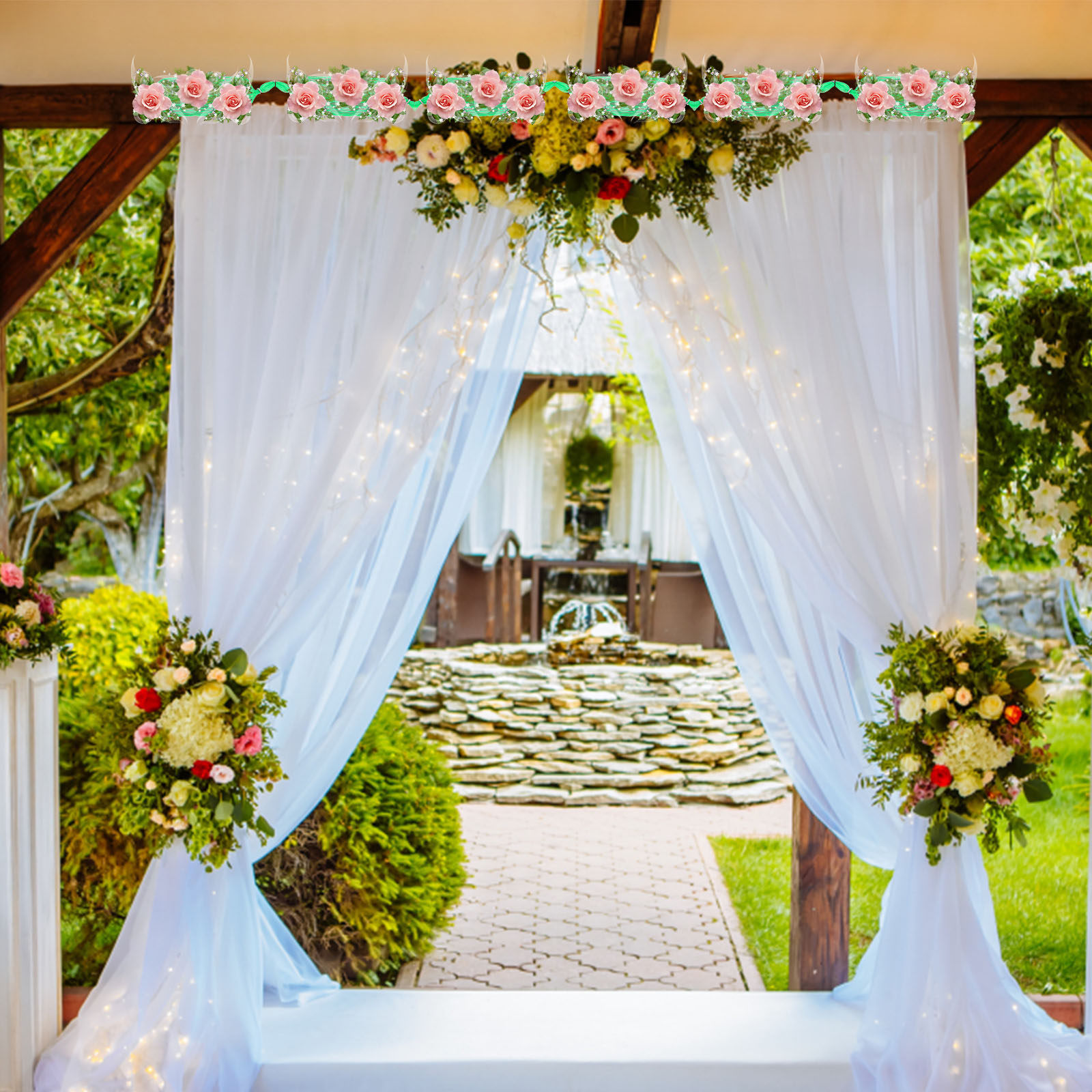 مجموعة واحدة من إسفنج الزهور ع - مراجعة Wedding Decoration Supply وسعره