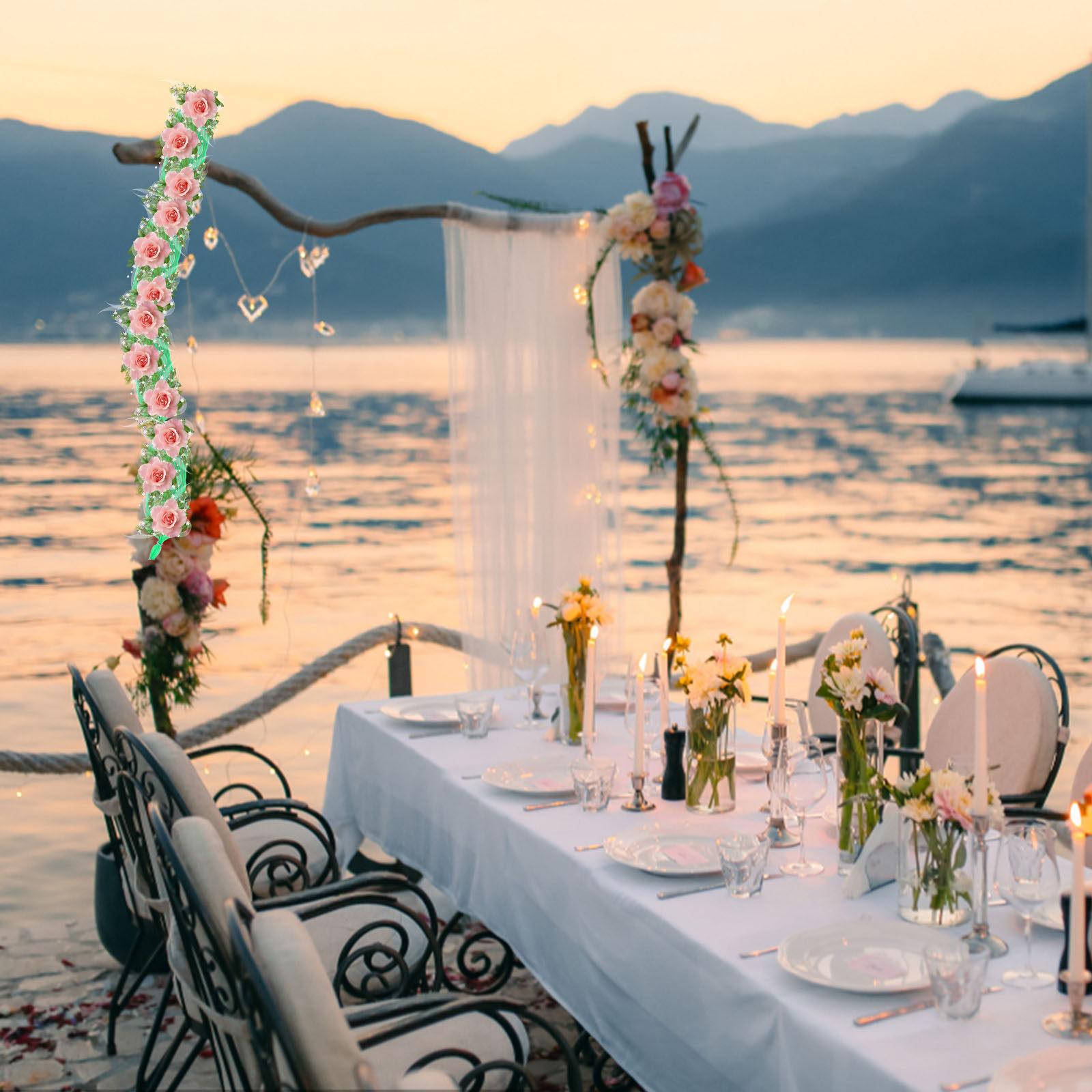 مجموعة واحدة من إسفنج الزهور ع - مراجعة Wedding Decoration Supply وسعره