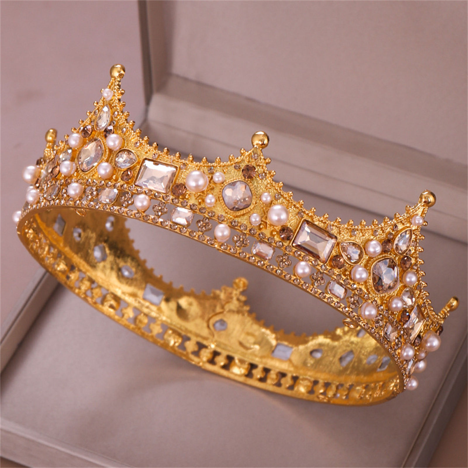 تاج زفاف مرصع بالأحجار الكريمة - مراجعة Wedding Decoration Supply وسعره