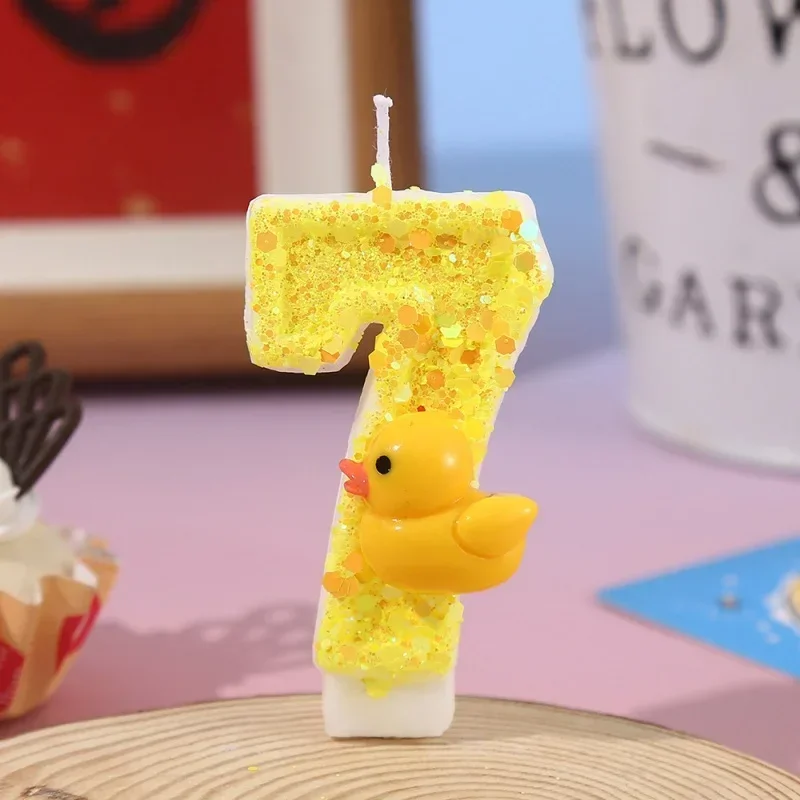 3D البسيطة الأصفر البط موضوع ا - مراجعة Unity Candle Set وسعره